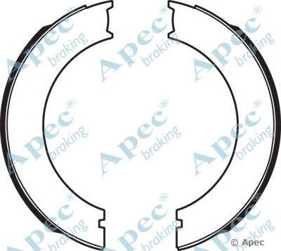 APEC BRAKING shu732 -  Комплект тормозных колодок